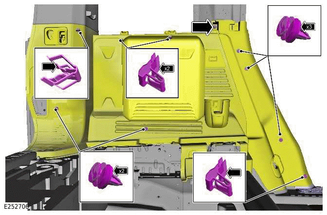 Left Loadspace Trim Panel - [+] 7 Seat Configuration, 110